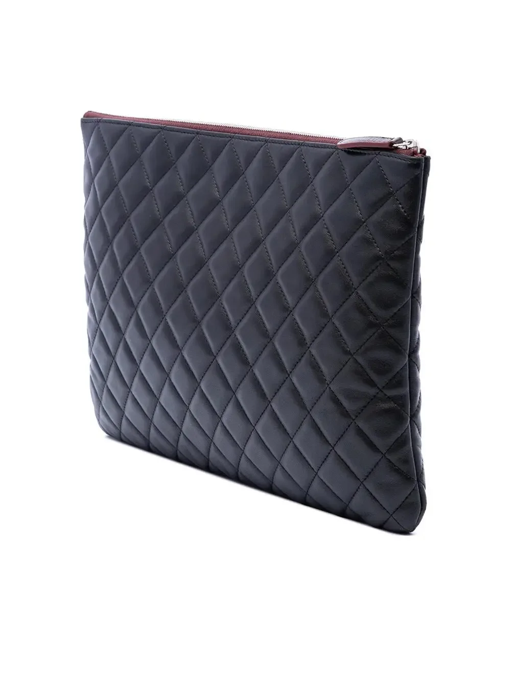 Chanel Large Quilted Lambskin O Case #300390C10B